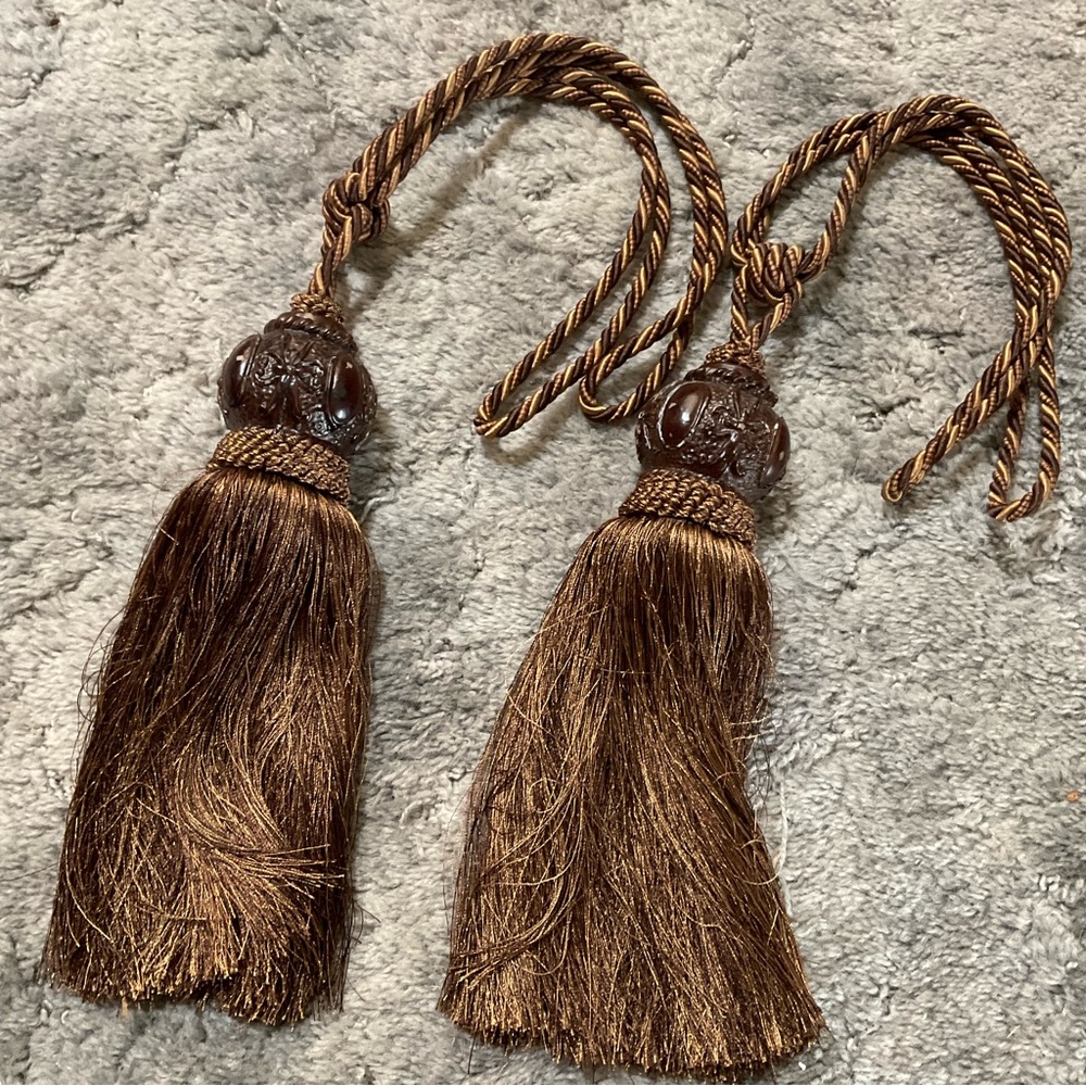 Heavy Boho Curtain Tie Backs
